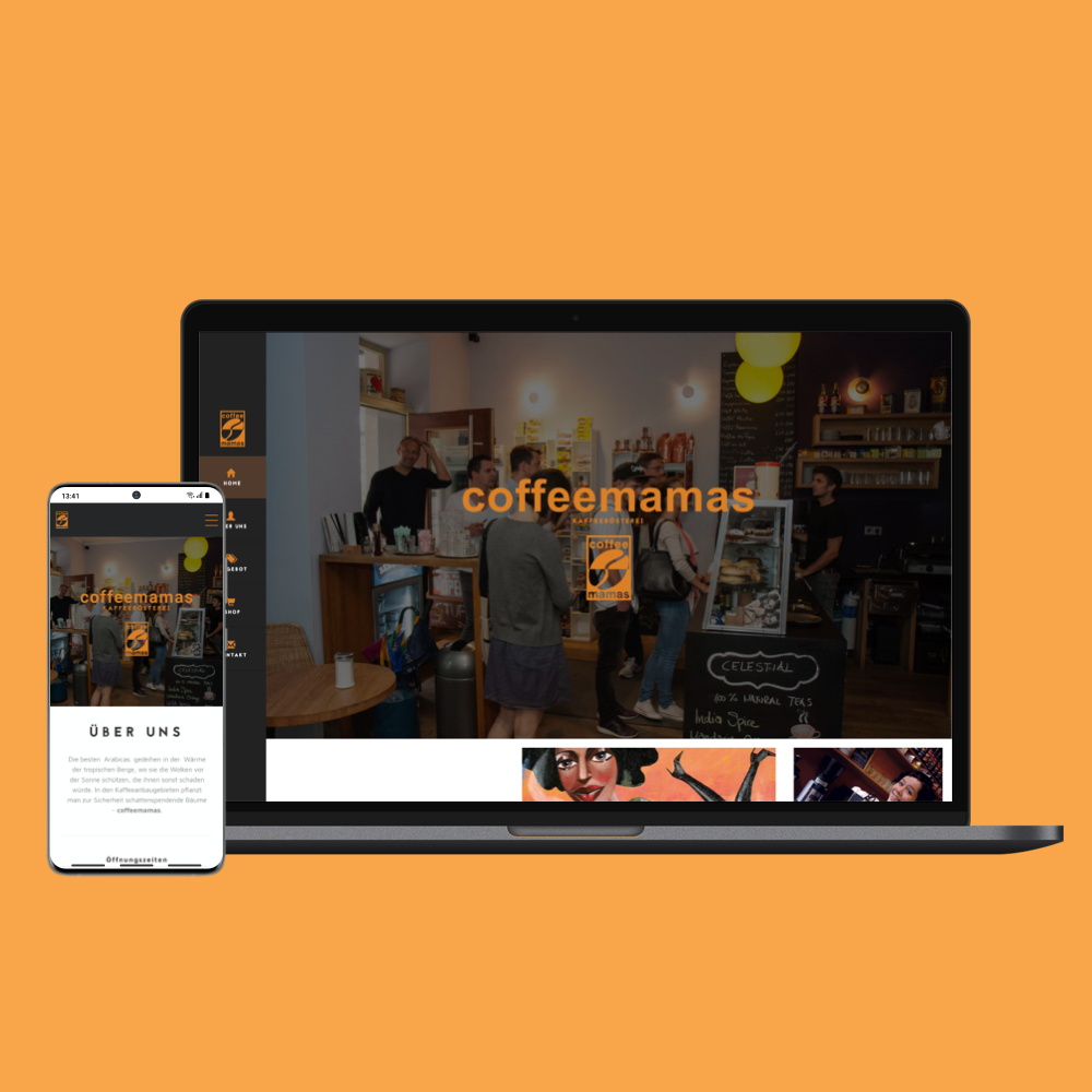 3 adabay Mockup - Website Relaunch für Coffeemamas - Coffeemamas Website